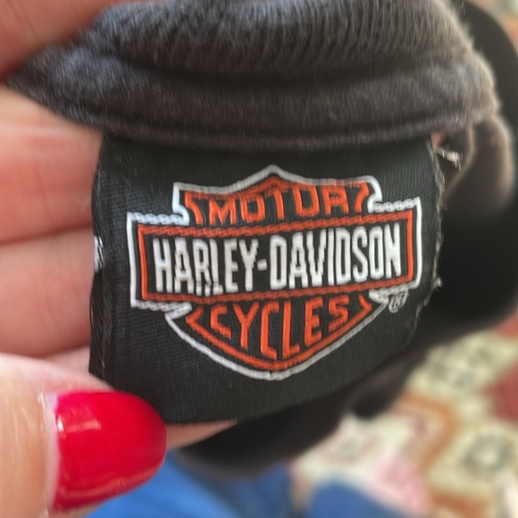 VINTAGE WELL WORN HD VOIGT HARLEY DAVIDSON ALBERTA CANADA COTTON T-SHIRT UNISEX - Picture 8 of 11